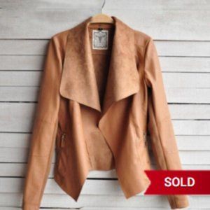 Womens Cognac Leather Jacket